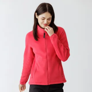 【Hilltop 山頂鳥】POLARTEC吸濕快乾保暖刷毛外套 女款 紅｜PH22XF29ECH0(可銜接GORE-TEX外件)