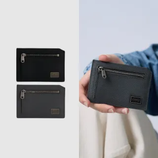 【ROBINMAY】亞洛真皮零錢卡夾(拉鍊封口/多色任選)