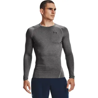 【UNDER ARMOUR】UA 男 HG Armour 緊身長袖T-Shirt_1361524-090(灰色)