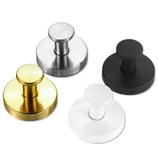 【APEX】不鏽鋼真空免打孔吸盤掛勾 2入(無痕掛勾 可重複使用.免打孔.不傷牆面 不鏽鋼)