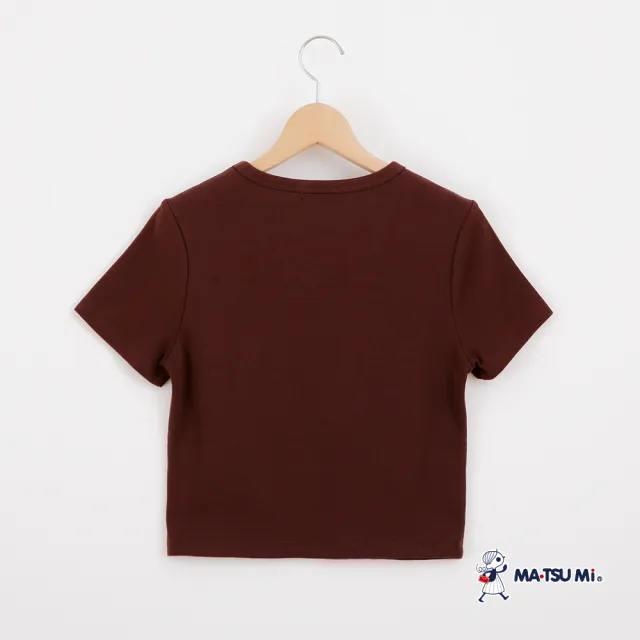 【MATSUMi】簡約立體貼布繡LOGO上衣