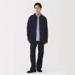 【MUJI 無印良品】男吉貝木棉混丹寧工作外套(藍色/暗藍)