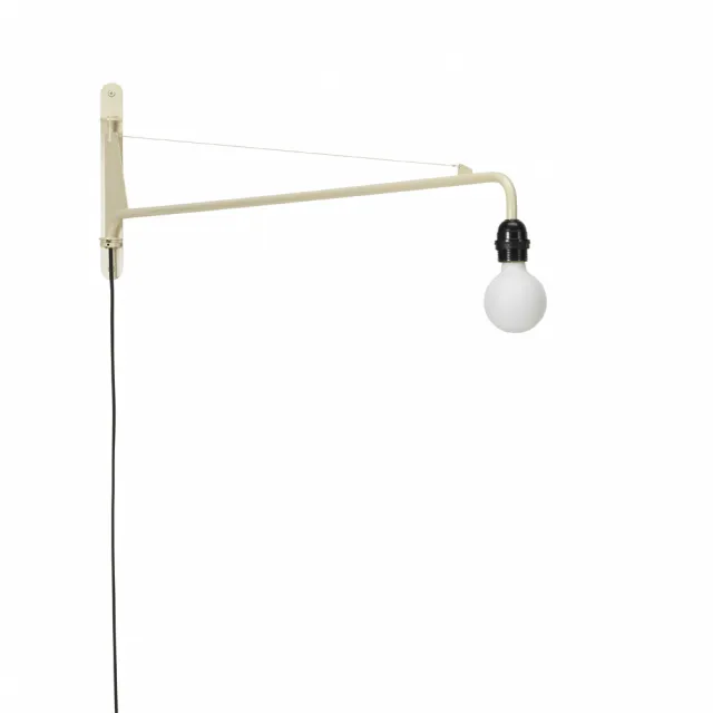 【北歐櫥窗】Vitra Petite Potence 懸臂燈(亞麻白、110V)