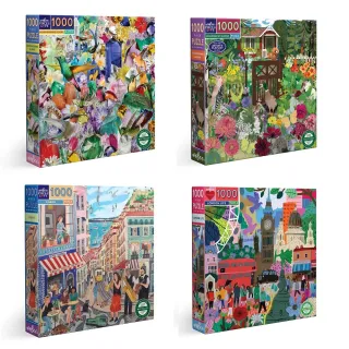 【eeBoo】1000 Piece Puzzle 1000片拼圖 I6.(幼兒童男童女童大人桌遊遊戲拼圖- 四款可選)