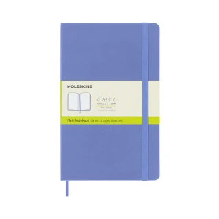 【MOLESKINE】經典硬殼空白L型筆記本- 粉藍(筆記本)