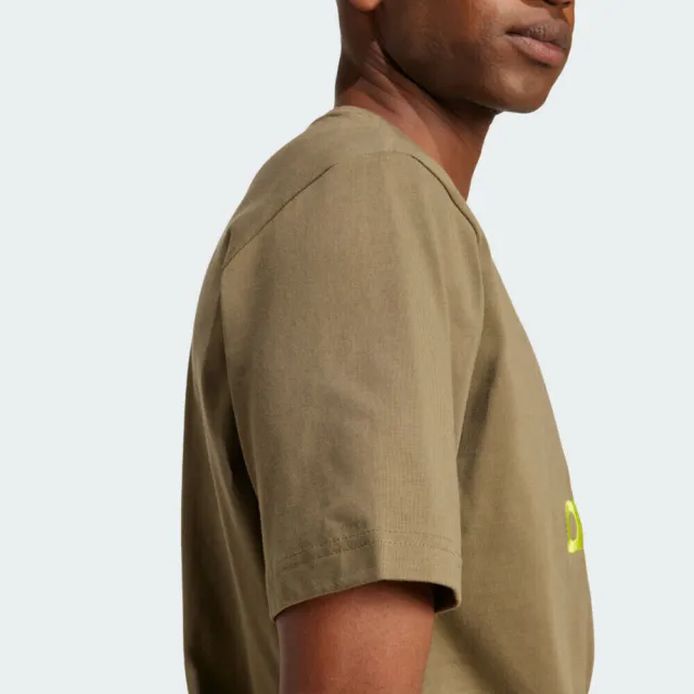 【adidas 愛迪達】愛迪達 Grfx Tee 男 T恤 運動上衣 休閒短袖 綠 亞版(JD5399)