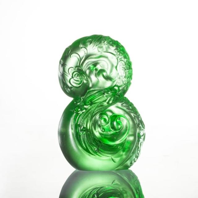 【琉璃工房】時時運轉無限美 入厝禮交換禮物生日禮物(禮/琉璃/禮物/水晶/藝術品/禮贈/企業)