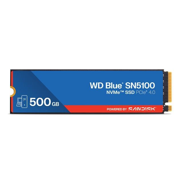 【WD 威騰】WD Blue藍標 SN5100 NVMe SSD 500GB(WDS500G5B0E)
