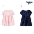 【OshKosh官方授權】嬰兒短袖洋裝－多款任選(美式童裝 嬰兒 吊帶褲 吊帶裙 包屁衣 牛仔 童裝 歡慶雙十)