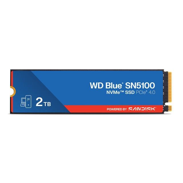 【WD 威騰】WD Blue藍標 SN5100 NVMe SSD 2TB(WDS200T5B0E)