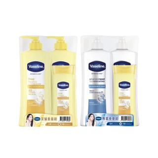 【Vaseline 凡士林】經典系列潤膚露獨家款重量組(320/400mlx2+100/120mlx2)