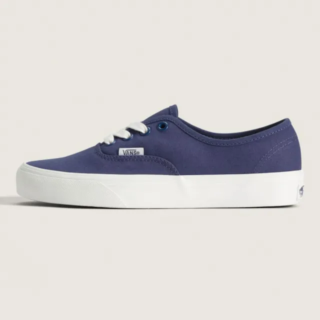 【VANS】官方旗艦 Authentic 藍色滑板鞋 休閒鞋