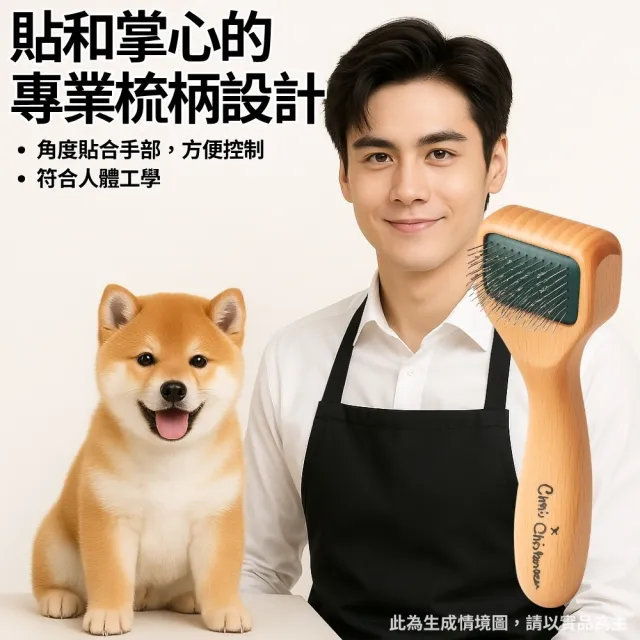【Chris Christensen克莉絲汀森】Mark X 超迷你曲柄氣墊針梳(氣墊針梳)