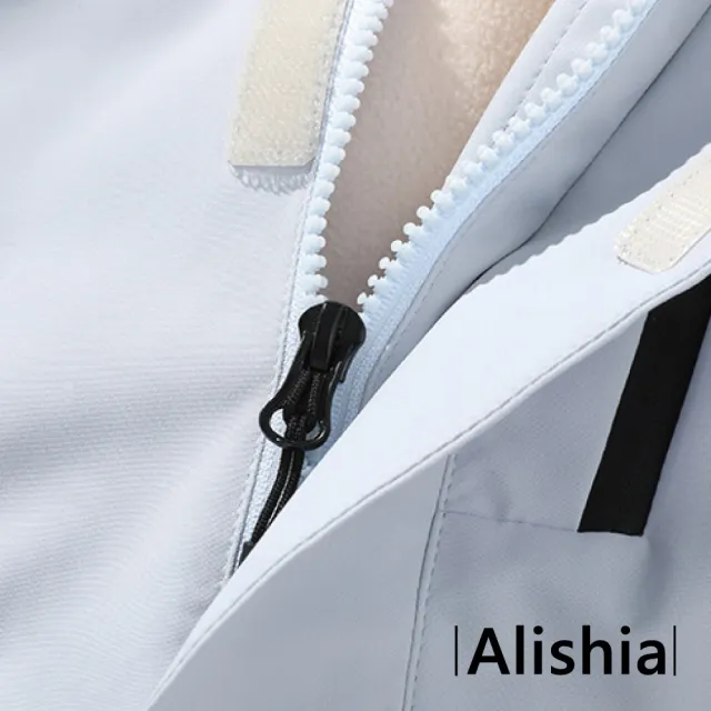 【Alishia】秋冬男女款三合一防風防水兩件式登山衣 衝鋒衣 外套 S-4XL(杏/銀灰/黃棕/綠/藍/黑)