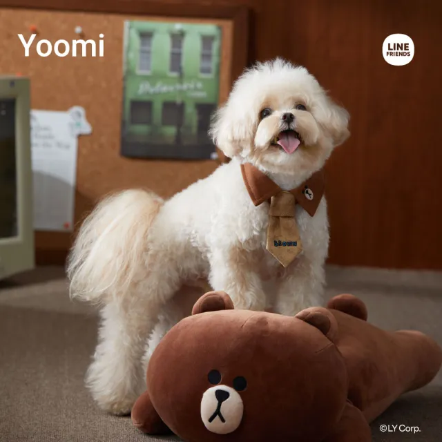 【美好寵商】LINE FRIENDS Happy Meal系列寵物領帶領巾(寵物配件 領帶 狗狗領巾 貓咪領巾 1212)