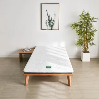 【hoi! 好好生活】預購60天★源氏木語比利時表布防螨椰棕護脊床墊3尺/90x200x8cm J1109
