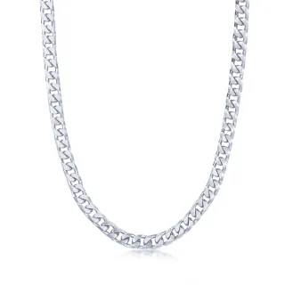 【點睛品】機織素鍊 鉑金項鍊_計價鉑金(50公分)