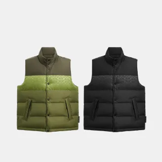 【COACH】蔻馳官方直營 雙面拼色羽絨背心-兩色任選(CBB62)