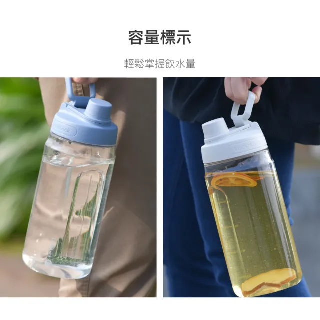 【LocknLock 樂扣樂扣】超值二入組 官方直營 大容量豪飲冷水壺 1.5L(三色任選/附吸管/運動水壺)