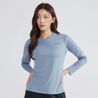 【Discovery Expedition】女版透氣快乾長袖T恤 長袖上衣 機能上衣 吸濕排汗(DWRL36054-BLS)