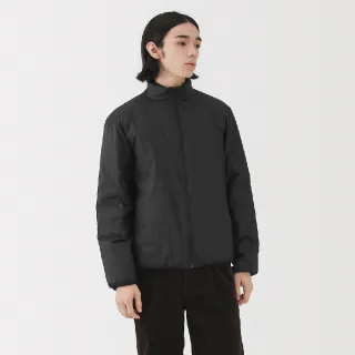 【MUJI 無印良品】男輕量羽絨可攜式立領外套(灰銀/深灰/黑色)