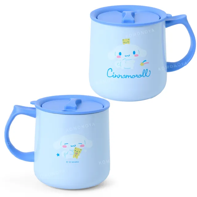 【小禮堂】Sanrio 三麗鷗 保溫馬克杯附蓋 360ml 好友款 Kitty 美樂蒂 大耳狗 酷洛米(平輸品)