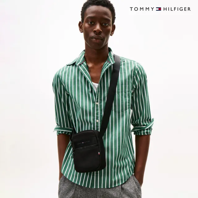 【TOMMY HILFIGER】官方旗艦館Kayden 迷你記者包_黑色