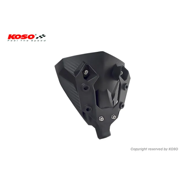 【KOSO】強化型小盾 含行車紀錄器孔(SYM 三陽 NEW DRG BT-158 小盾 / 另購KOSO碳纖風鏡、後照鏡搭配)