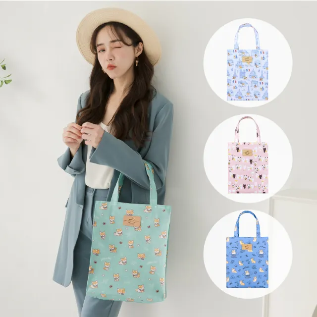 【uma hana】雙11 台灣製60種印花A多用途可放各種A4的防水新A4手提袋(公事袋/文件袋/補習袋/萬用