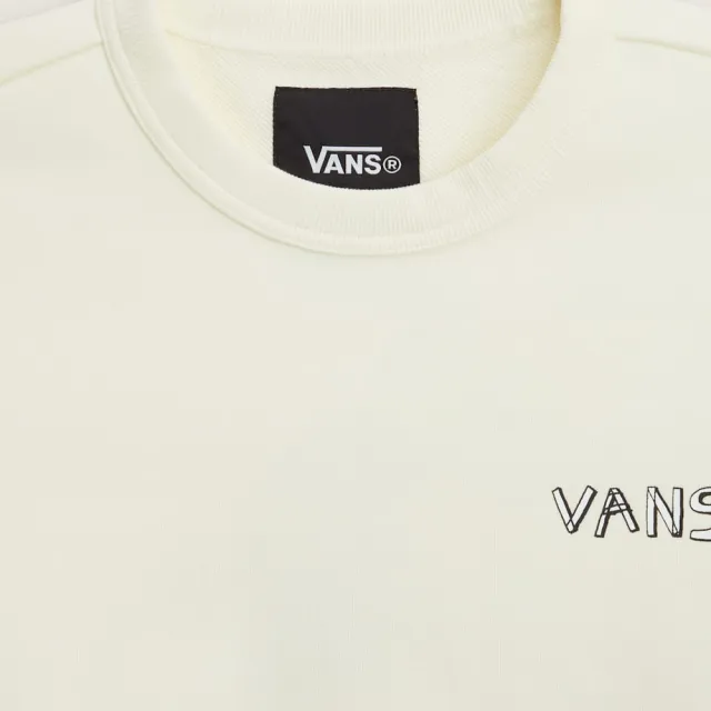 【VANS】官方旗艦 Artist Collection - Riroo 米白色大學T