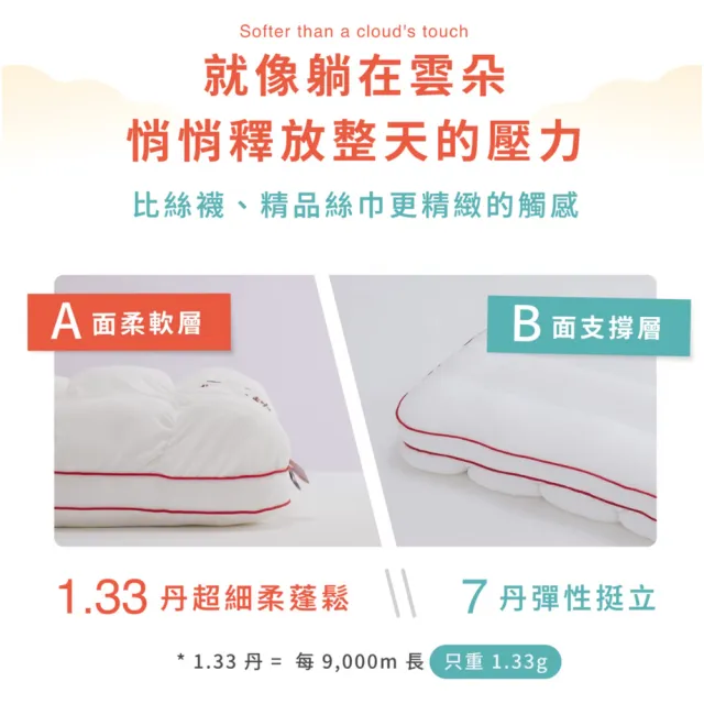 【Dream island 睡眠島】燕窩枕-贈送玻尿酸枕套*1(枕頭/玻尿酸面料/加大枕面/雙層支撐/睡眠改善)