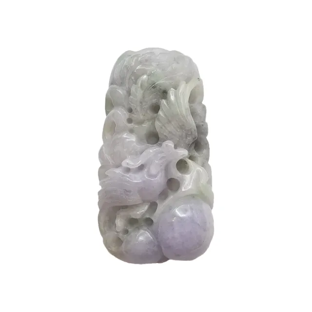 【藏古祥館】翡翠鳳凰 SM38(宗教開運 翡翠)