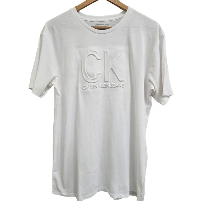 【CALVIN KLEIN】ck 青年版個性棉質T恤(贈原廠紙袋)