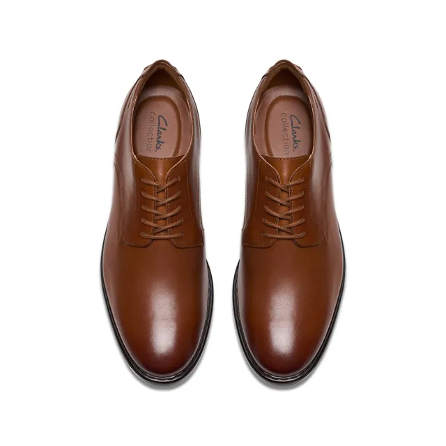 【Clarks】男鞋 Banbury Derby 寬楦德比鞋款 皮鞋 正裝鞋(CLM83870D)