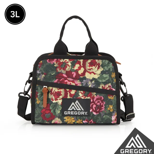 【Gregory】3L PETIT SAC 斜背包 沙米黃 花園油彩(手提 肩背 兩用包 小包 小物包)