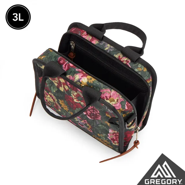 【Gregory】3L PETIT SAC 斜背包 沙米黃 花園油彩(手提 肩背 兩用包 小包 小物包)