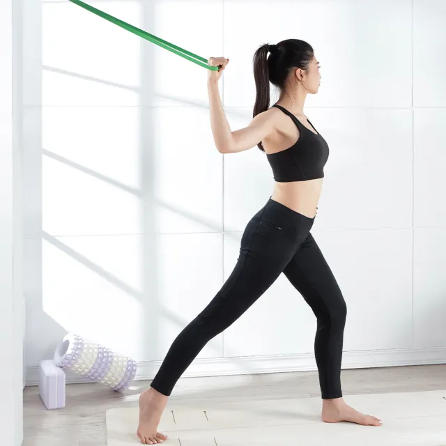【BYZOOM FITNESS】高效環狀彈力帶 extra light 11KG / 24.2LB(綠)