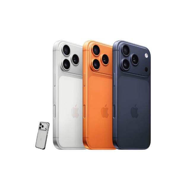 【Apple】iPhone 17 Pro(512G/6.3吋)(犀牛盾透明防摔殼組)