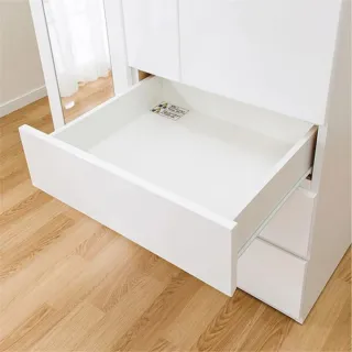 【NITORI 宜得利家居】◎多功能衣櫥 QUESS T 100MT WH(衣櫥 QUESS) 