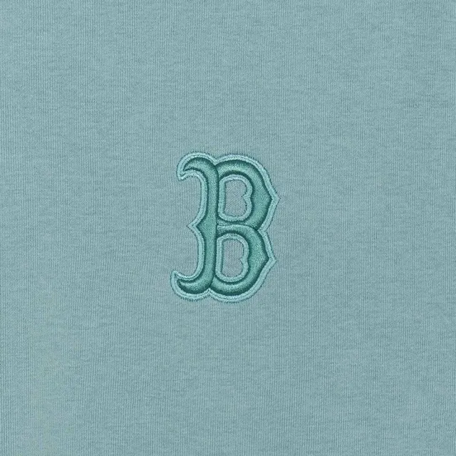 【MLB】背後大Logo設計 長袖大學T Monogram系列 波士頓紅襪隊(3AMTM0854-43MTL)