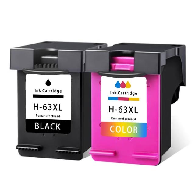 SQ HP 63XL 1黑+1彩組 副廠墨水匣 F6U64AA F6U63AA(適用 3630 2130 3830 4650 5220 1110 1112)
