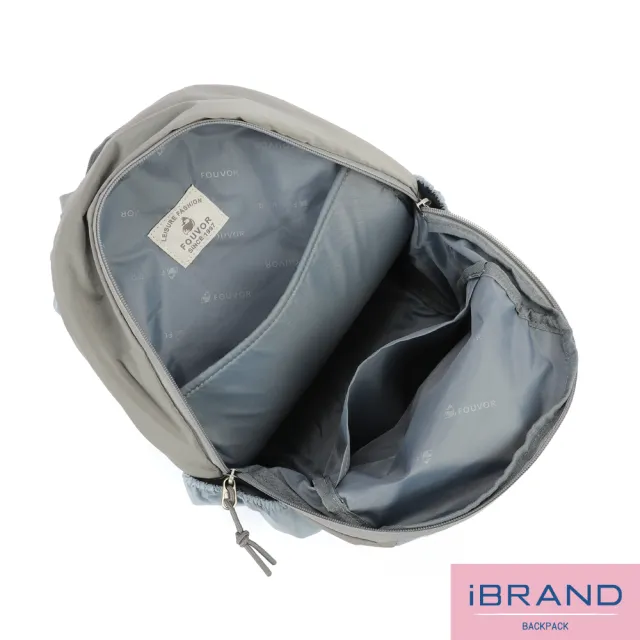【iBrand】雙11 輕盈LIGHT雙色後背包 輕量防潑水尼龍(多色任選)