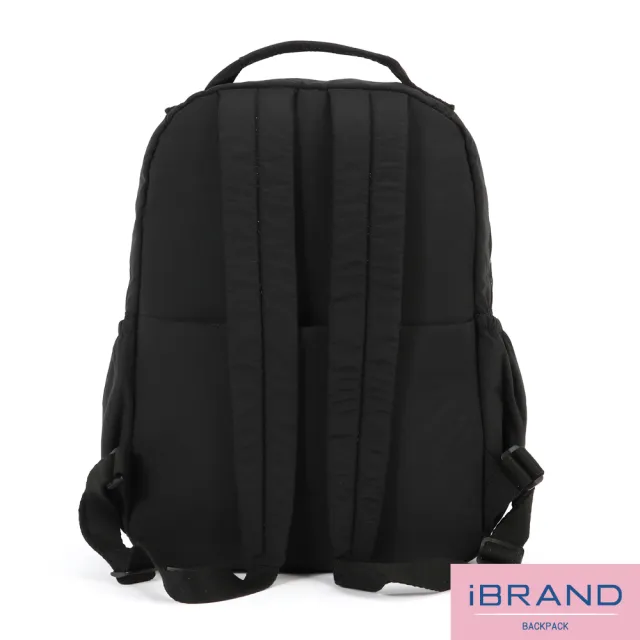 【iBrand】雙11 輕柔SOFT簡約口袋後背包 輕量防潑水尼龍(多色任選)