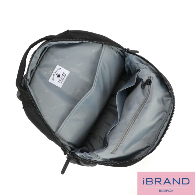 【iBrand】雙11 輕柔SOFT簡約口袋後背包 輕量防潑水尼龍(多色任選)