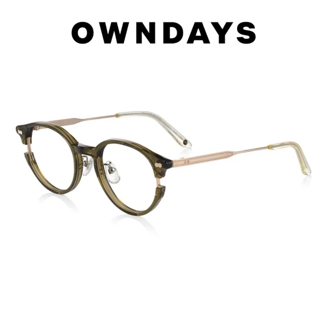 【OWNDAYS】John Dillinger系列 波士頓款金屬框光學眼鏡(JD2052B-3A C4)