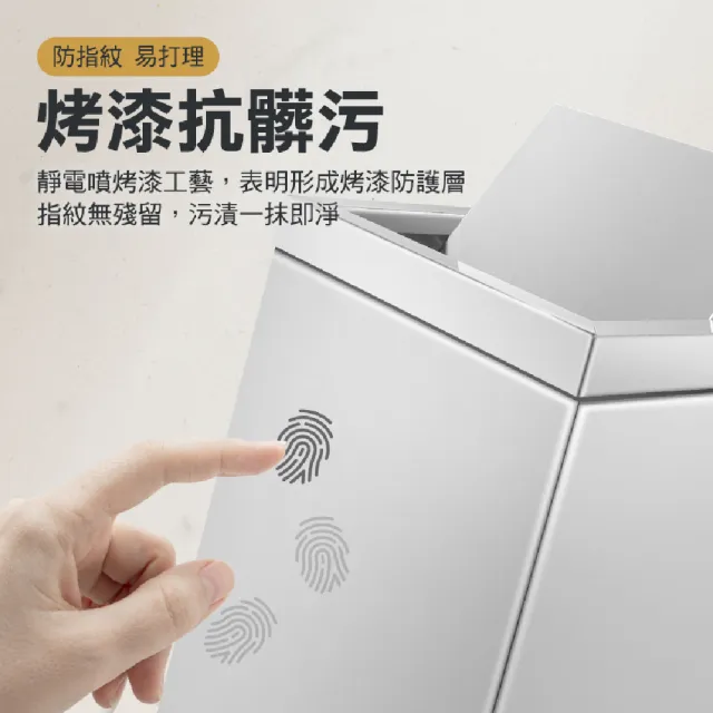 【工具達人】大型垃圾桶 不鏽鋼垃圾桶-搖擺蓋 金屬垃圾桶 分類垃圾桶 辦公室垃圾桶 銀色垃圾桶(190-STC90S)