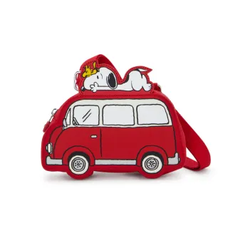 【KIPLING官方旗艦館】KIPLING X PEANUTS 露營車造型側背包-VAN BAG