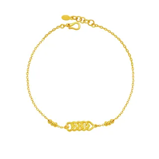 【今生金飾】連鎖愛手鍊(黃金手鍊)