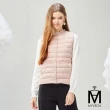 【MYVEGA 麥雪爾】MA珍珠領/小香風領輕保暖白鴨絨V領圓領兩穿羽絨背心-二款任選(羽絨/背心/輕量背心/外套)