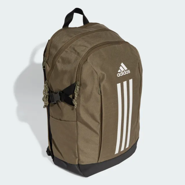 【adidas 愛迪達】Power VII 後背包 雙肩背包 書包 運動包 基本款 休閒 橄欖綠(IX6578)